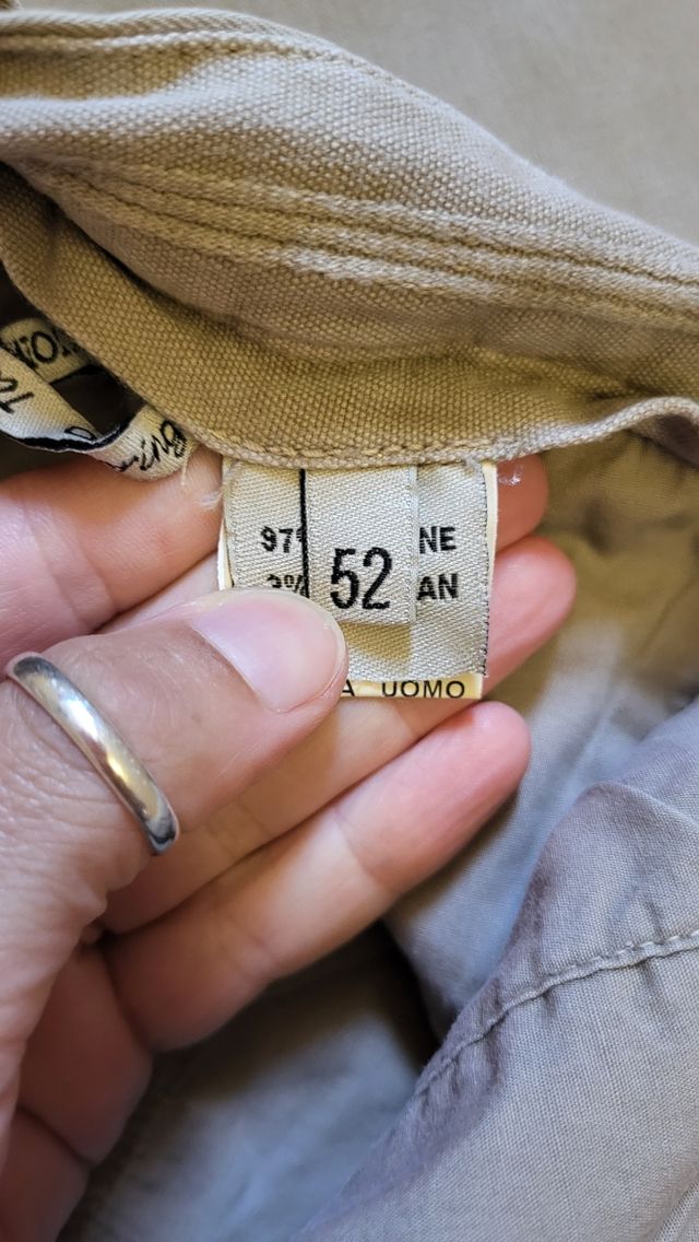 Pantaloni chino sabbia