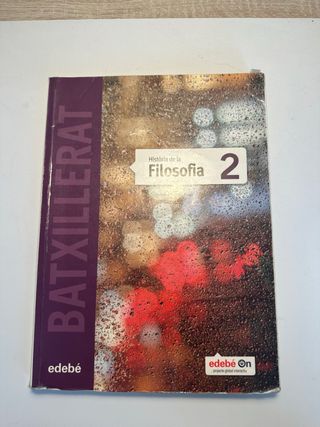 HISTÒRIA DE LA FILOSOFIA BATXILLERAT