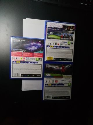 Lote juegos FIFA PS4 (FIFA 18, 20, 21)
