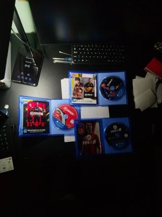 Lote juegos FIFA PS4 (FIFA 18, 20, 21)