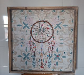 Cuadro atrapasueños boho