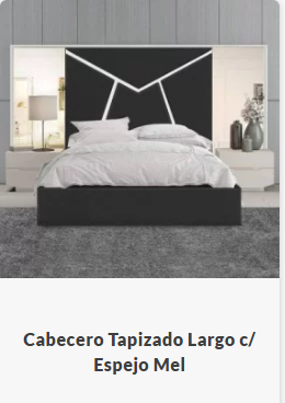 Cabecero Mel c/ Espejo - Cama