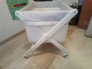 Mini cuna plegable + colchón