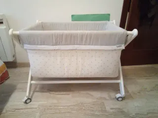 Mini cuna plegable + colchón