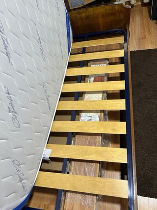 Cama individual madera 90x180 cms