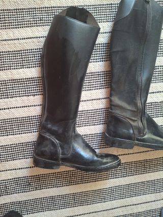 Botas equitación mujer negras talla 38