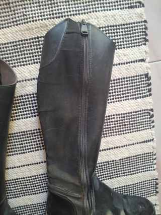 Botas equitación mujer negras talla 38