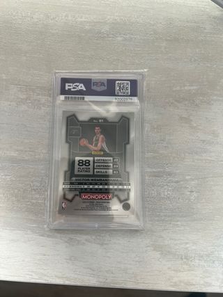 Victor Wembanyama Prizm Rookie Card PSA 9