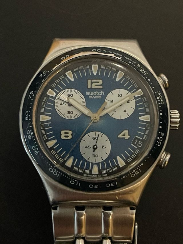 Swatch Irony Cronógrafo Azul - 2003