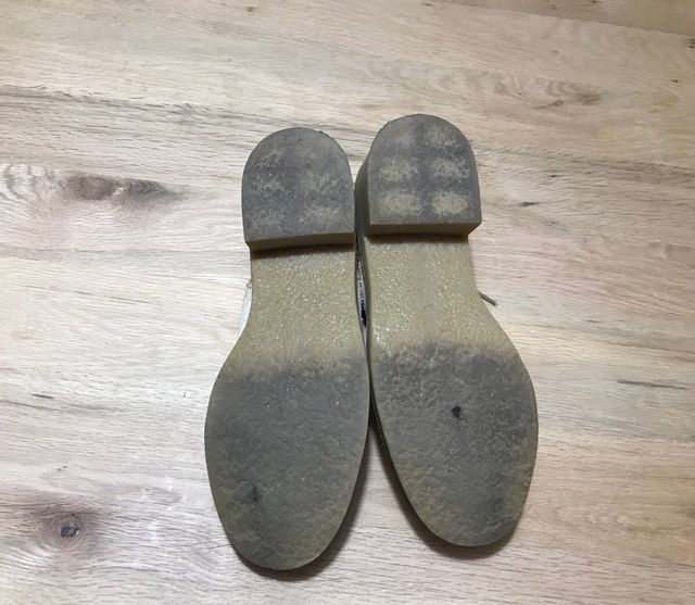 Zapatos Oxford beige y marrón