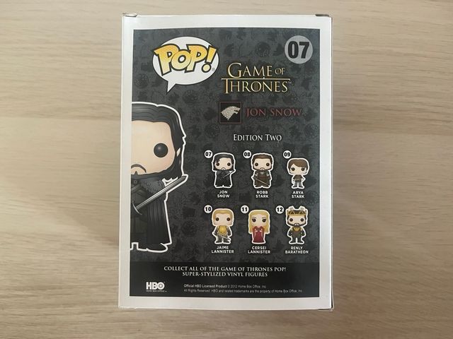 Funko Pop! Jon Snow GOT | Juego de Tronos