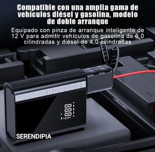 2 COMPRESORES ARRANCADORES 10000 mAh CARSUN 