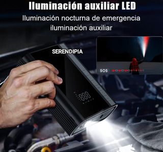 2 COMPRESORES ARRANCADORES 10000 mAh CARSUN 