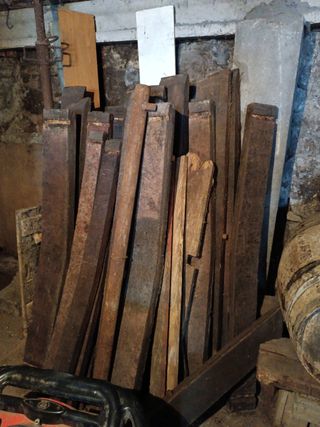 Madera de barricas usadas