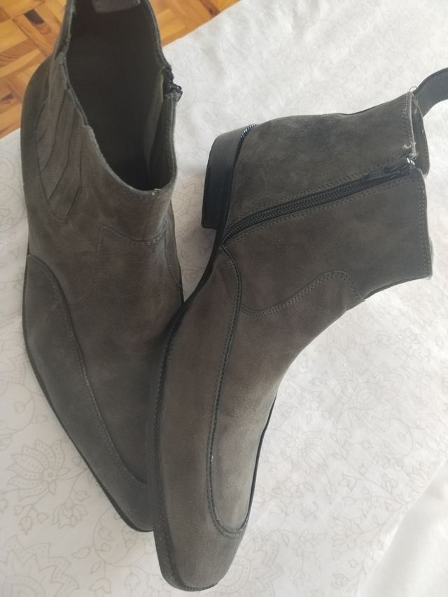 Botines ante grises hombre