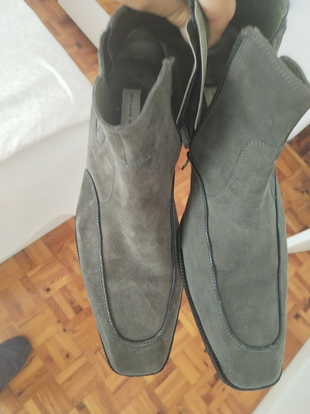 Botines ante grises hombre