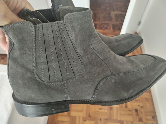 Botines ante grises hombre