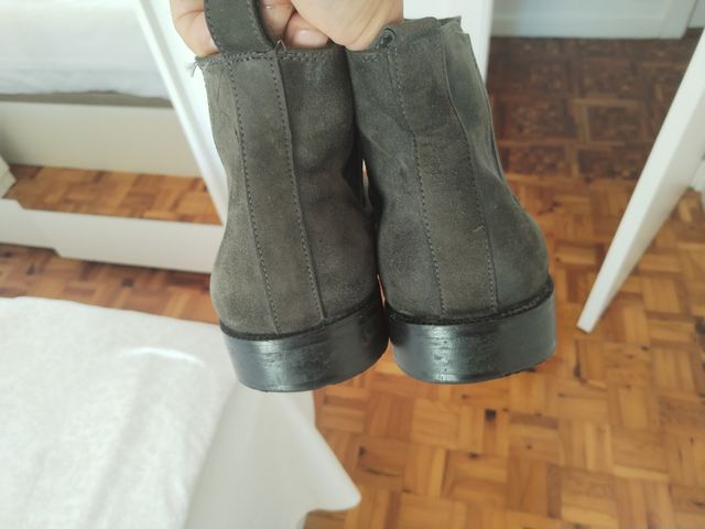Botines ante grises hombre