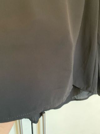 Blusa negra manga larga