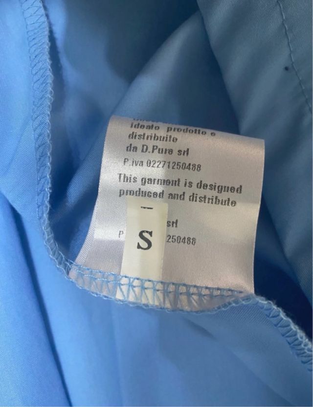 Falda azul Dixie talla S