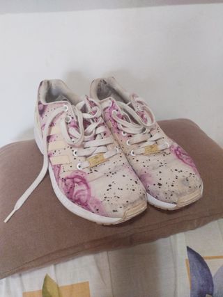 Adidas zapatillas rosas blancas mujer