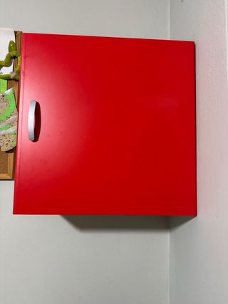 Cama nido juvenil madera - roja en perfecto estado