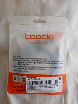 Cable USB-C Toocki TXCTL-XY203