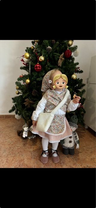 Traje Pastora niña hecho a mano