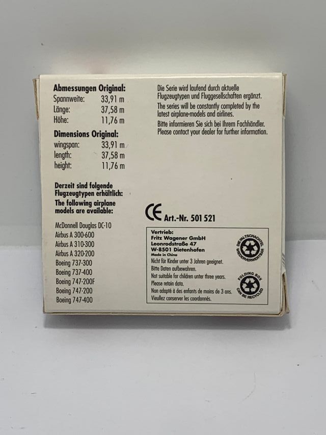 Airbus A320-200 Air Canada Herpa 1:500