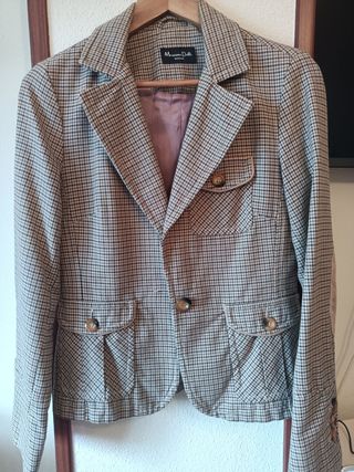Blazer Massimo Dutti - Beige/Marrón