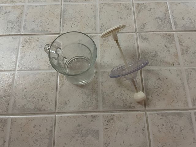 Tisaniera vetro plastica 1 tazza