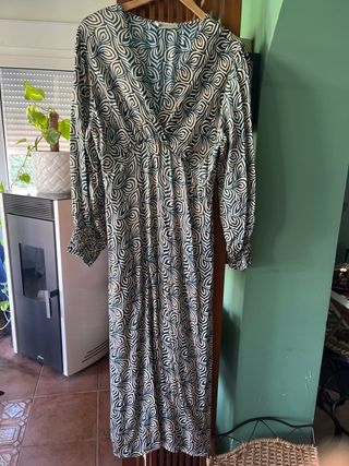 Vestido Muscari satinado T40-42