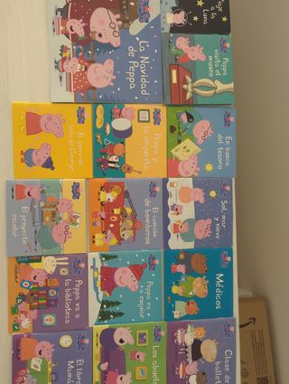 Colección 15 mini libros Peppa pig