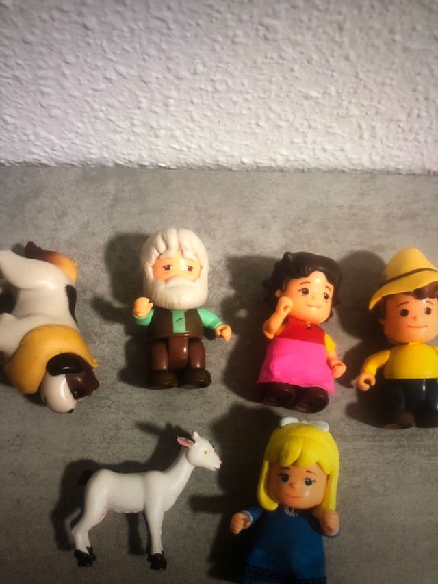 Muñecos miniatura: Familia Heidi