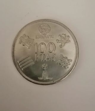 Moneda 100 Ptas España 82