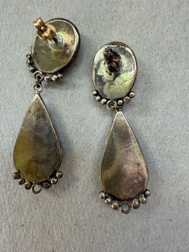 Pendientes lapislázuli vintage