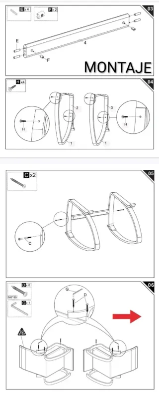 Sillón Relax mecedor  con reposapies. Negro