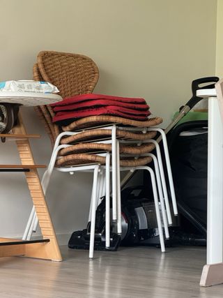 4 x Silla ratán ÄLVSTA IKEA - Blanco