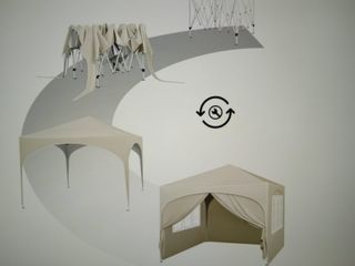 CARPAS 3X3 BEIGE PLEGABLES CON PAREDES-NUEVAS
