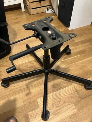 Base giratoria silla oficina - metal