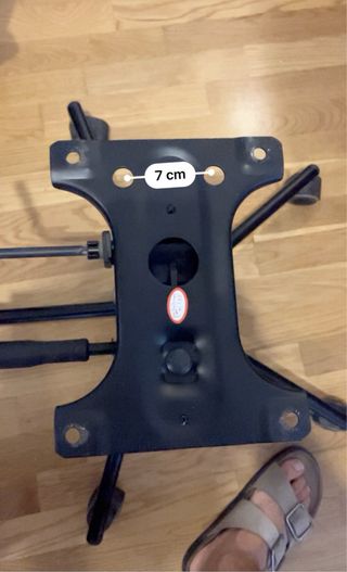 Base giratoria silla oficina - metal