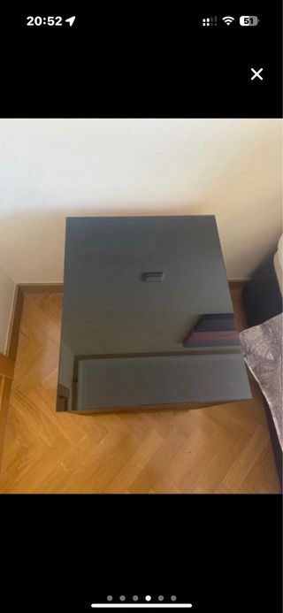 Comodino MALM Ikea con 2 cassetti