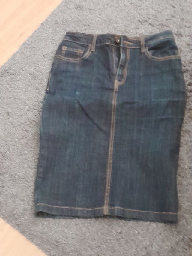 Falda vaquera azul