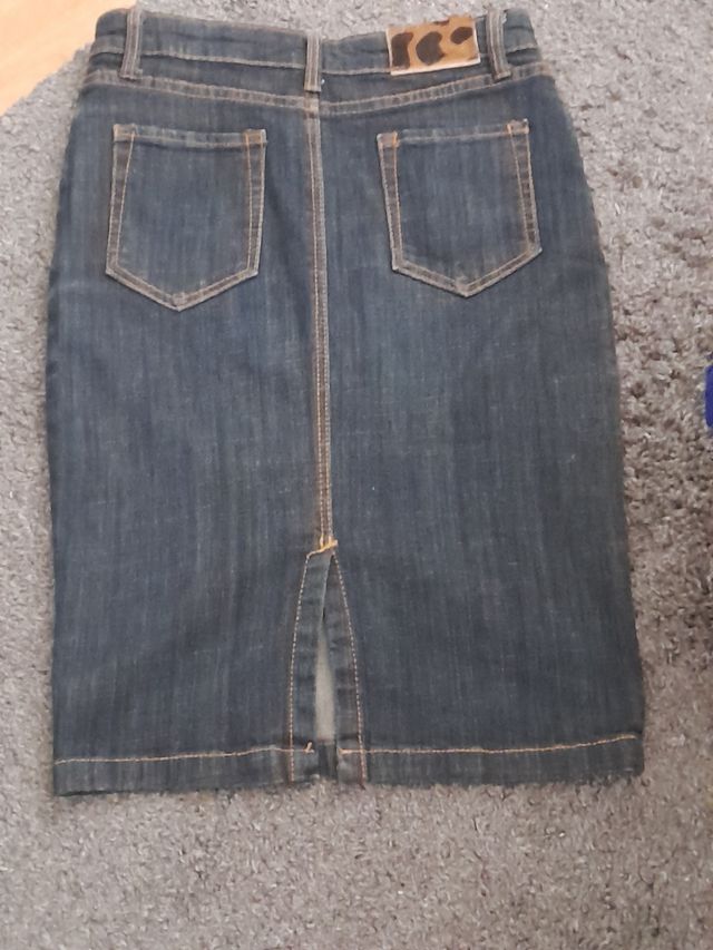 Falda vaquera azul
