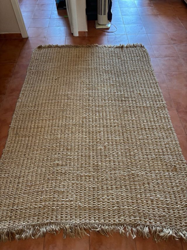 Alfombra yute beige