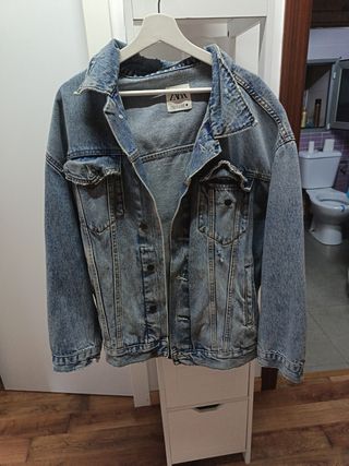 Chaqueta vaquera Zara azul