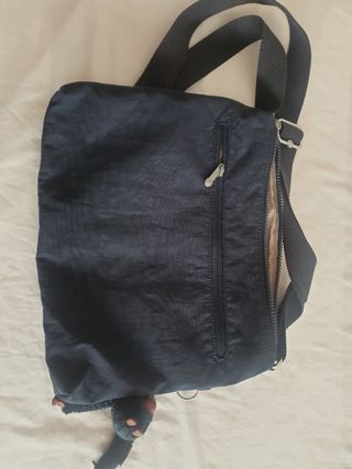 Bolso Kipling azul - bandolera