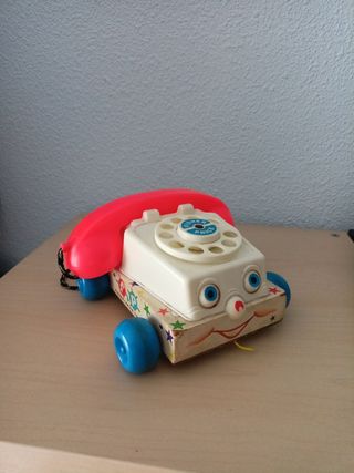 Teléfono de juguete Fisher Price vintage