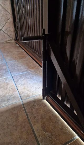 Puertas garaje metálicas marrones