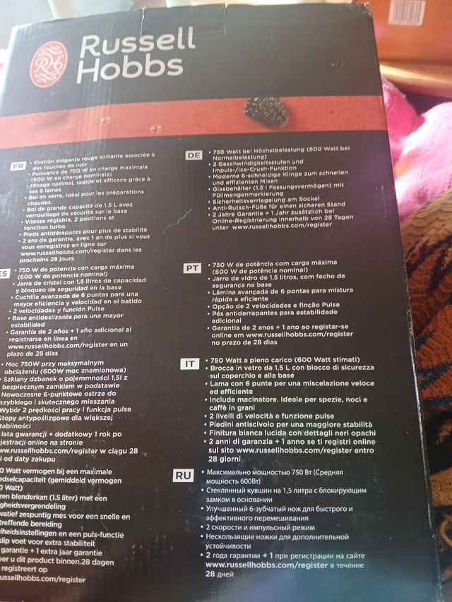 Batidora Russell Hobbs Desire 750W